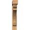 Ekena Millwork Olympic Block Smooth Bracket w/ Offset Brace, Western Red Cedar, 7 1/2"W x 46"D x 46"H BKT0806X46X46OLY05SWR - alternate 2